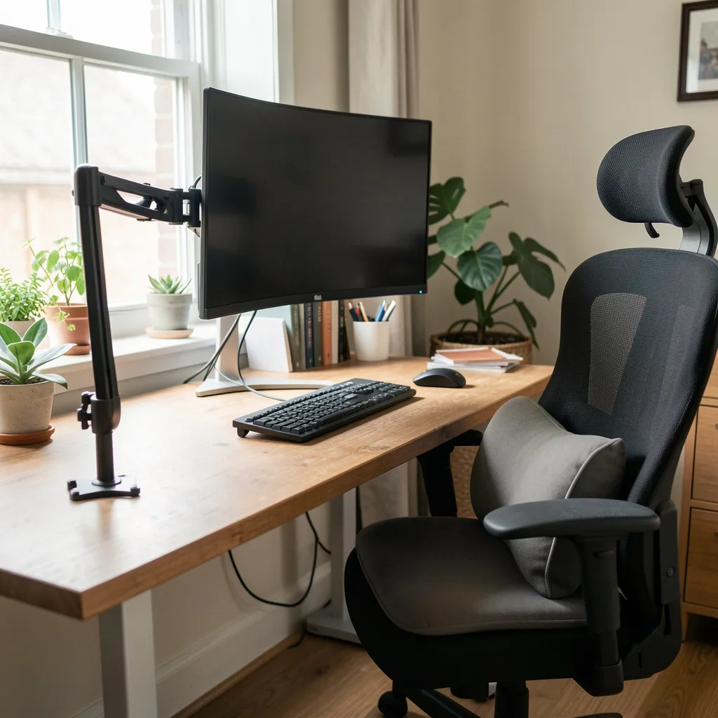Acoustic paneling integrated into workspace